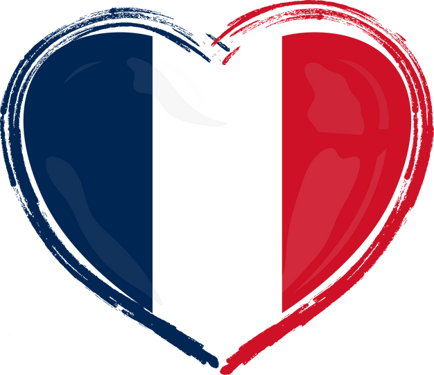 France Flag Heart
